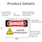 Signmission Sodium Hypochlorite Danger Sign, Aluminum, 10in W x 7in L, 2PK OS-2PACK-DS-A-710-L-2042 - alternate 8